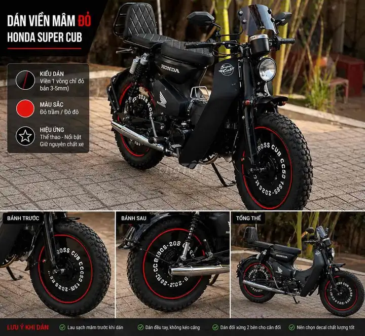 Honda Super Cub в черном цвете