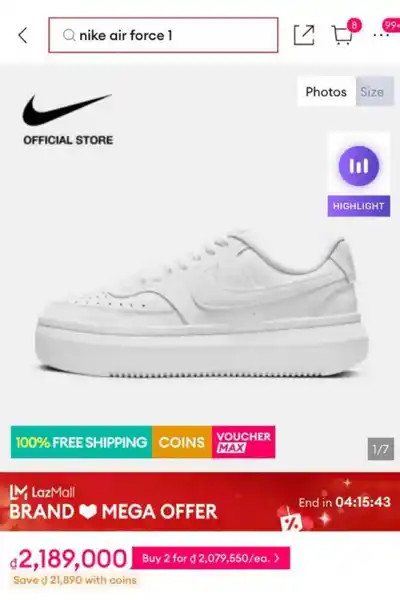 Кроссовки Nike, размер 39