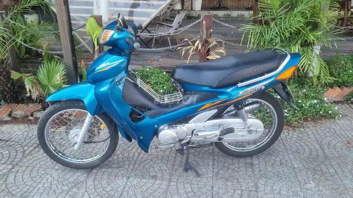 Honda Future, зеленый, механика