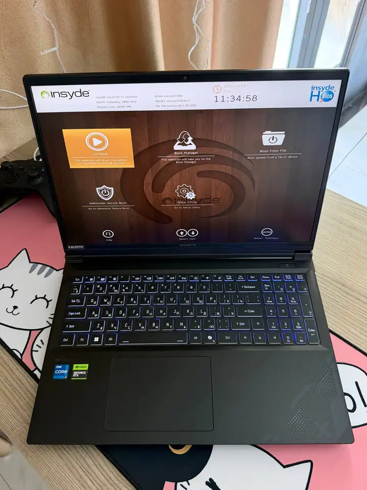 Ноутбук Gigabyte G6X i7-13650HX RTX 4060 16 ГБ