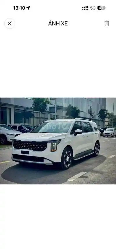 Kia Carnival Luxury 2025 белый 16000 км