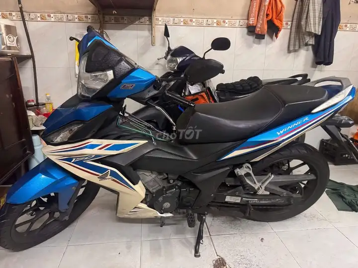 Honda Winner 2018 сине-бело-черный