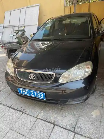 Toyota Corolla Altis 2003 черного цвета