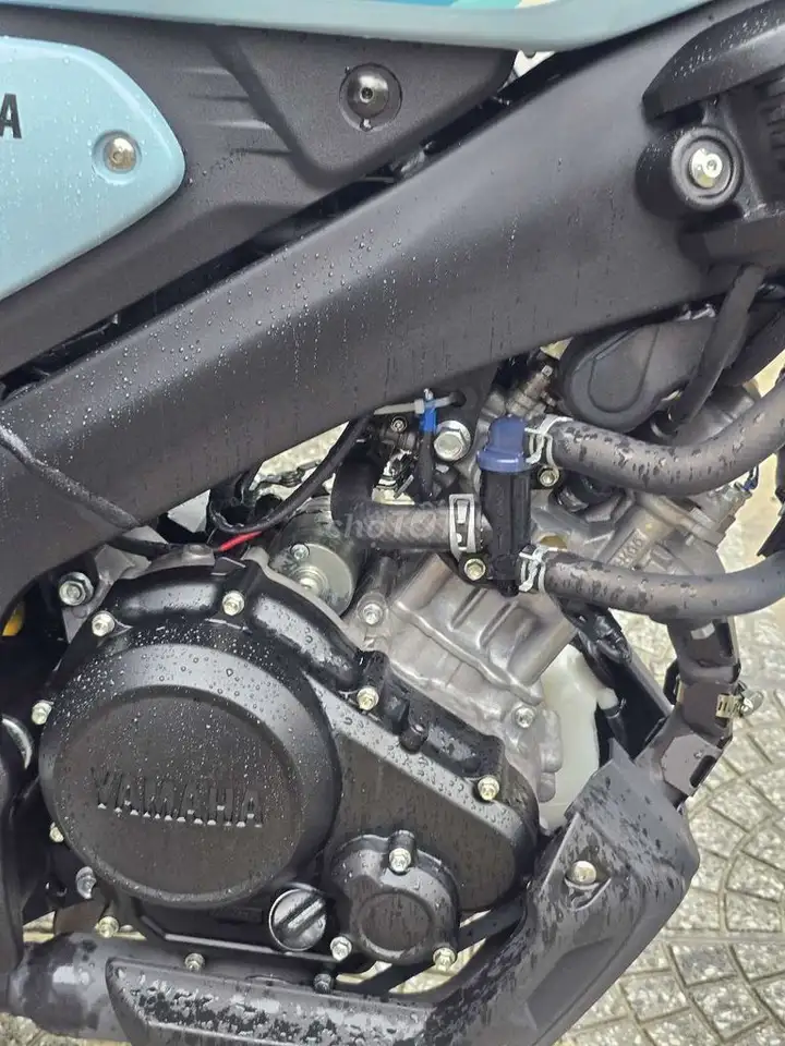 Yamaha XSR155 3000км серо-голубой пастельный