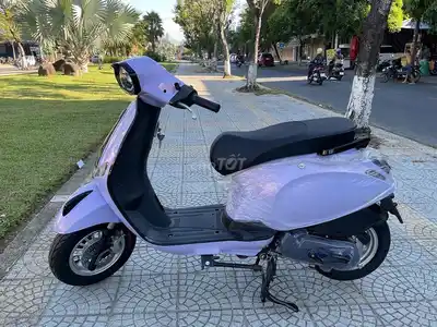 Новый фиолетовый скутер 50cc