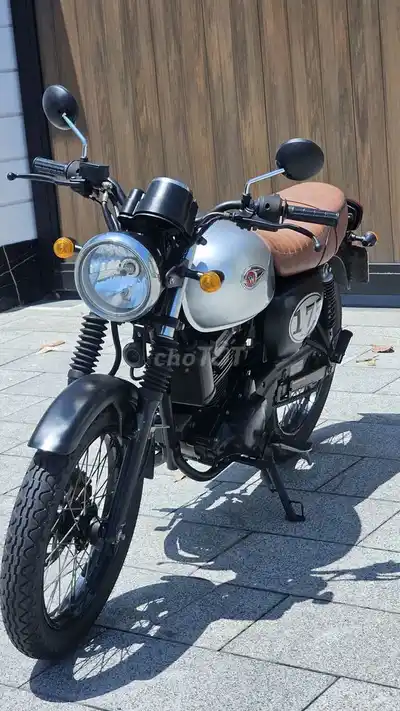 Kawasaki W175 2018 Серебристый, черный, коричневый