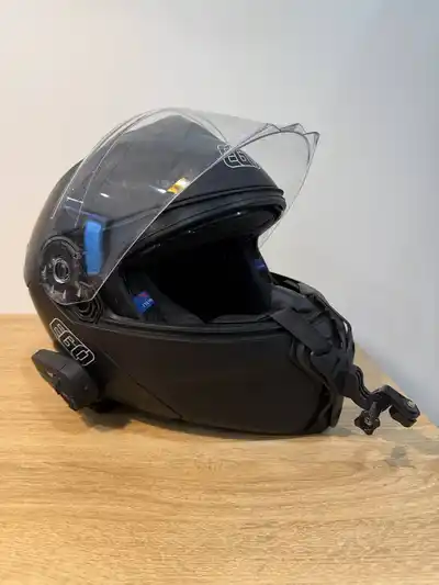 Шлем Ego modular size + интерком ejeas + крепление для камеры