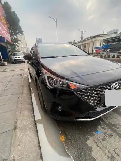 Автомобильный номер Hyundai Accent 2022 черный