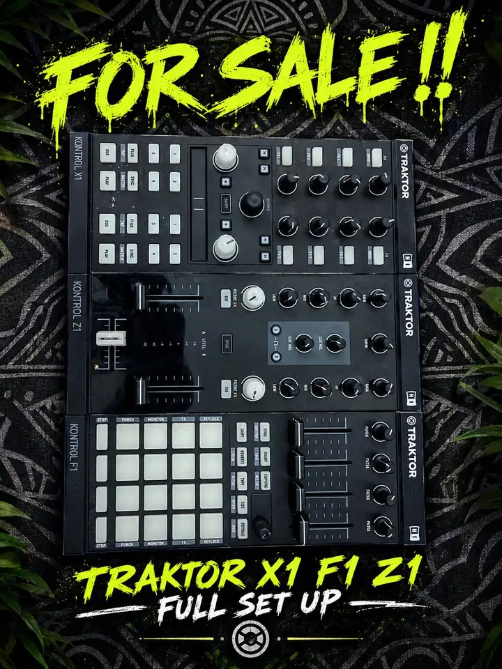 Traktor Kontrol X1 + F1 + Z1 DJ Setup