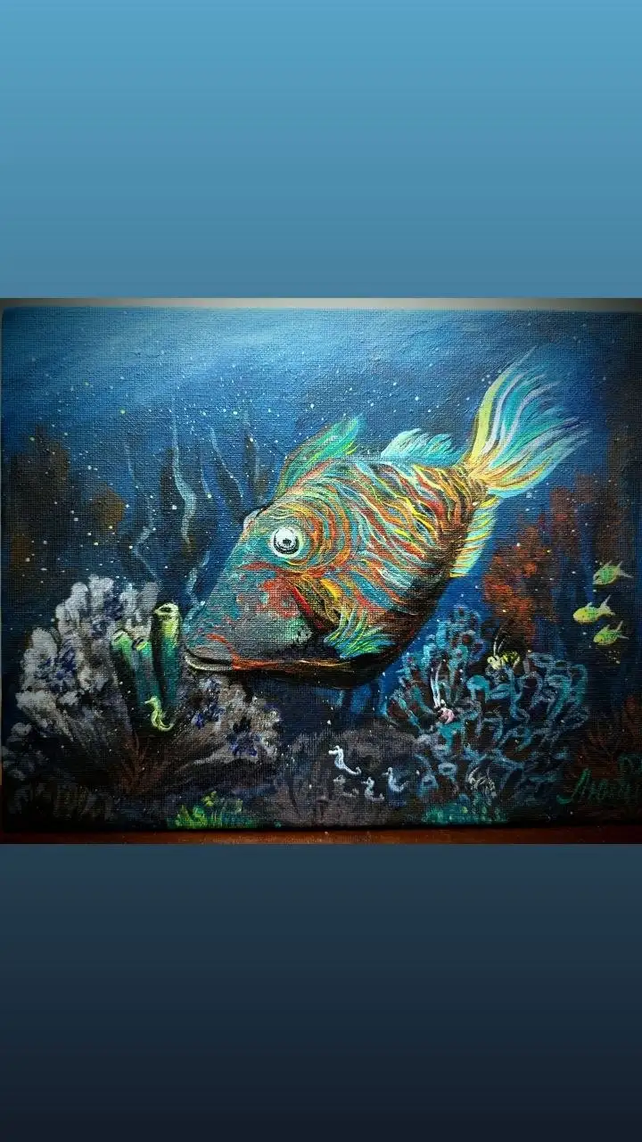 Картина акрилом 20x25