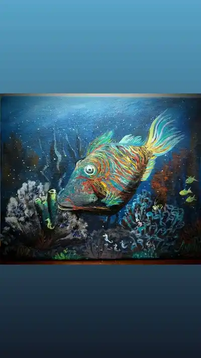 Картина акрилом 20x25