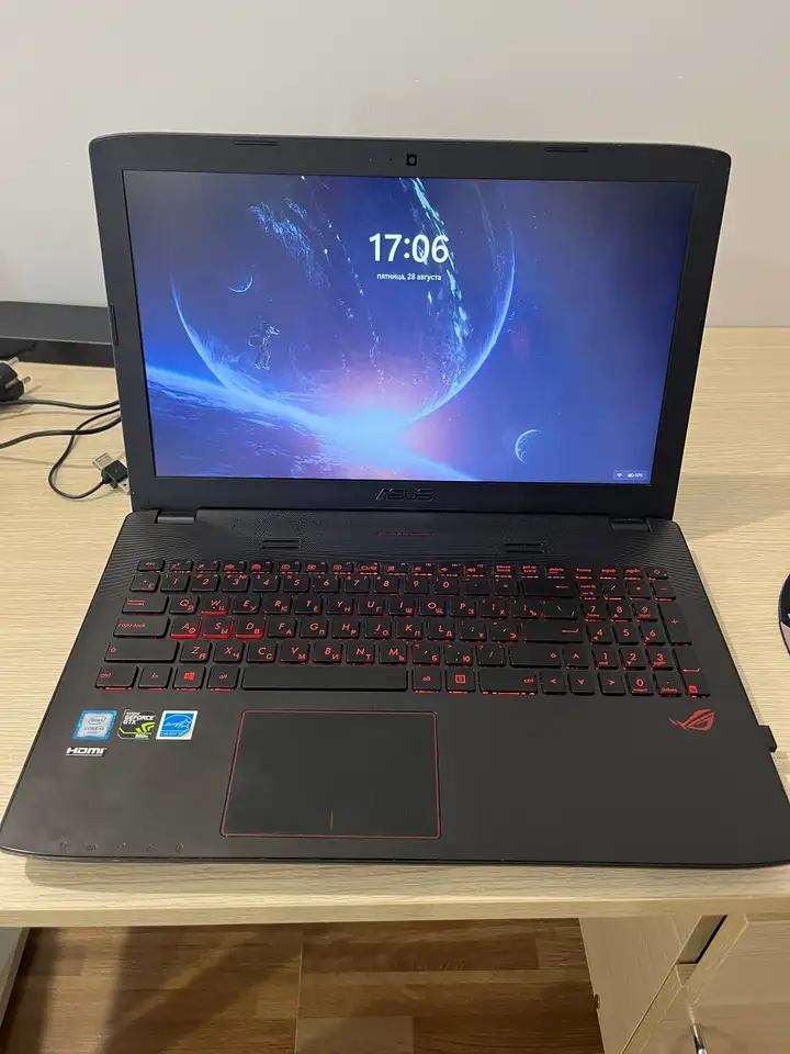 Игровой ноутбук ASUS ROG GL552JX