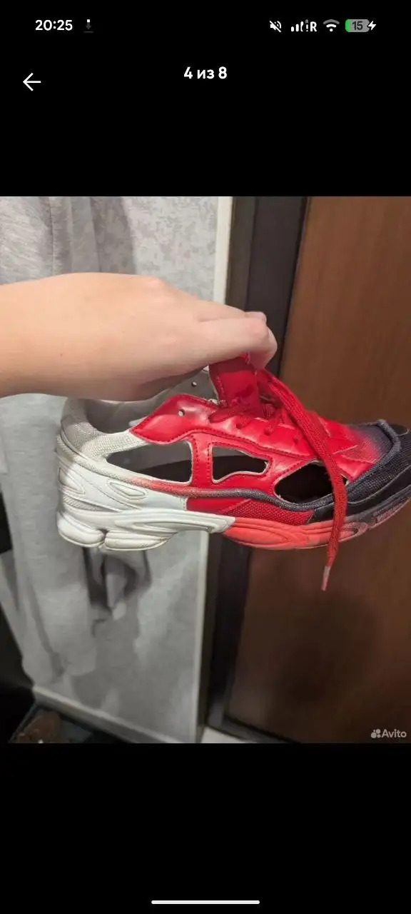 Кроссовки Raf Simons Replicant Red Halo