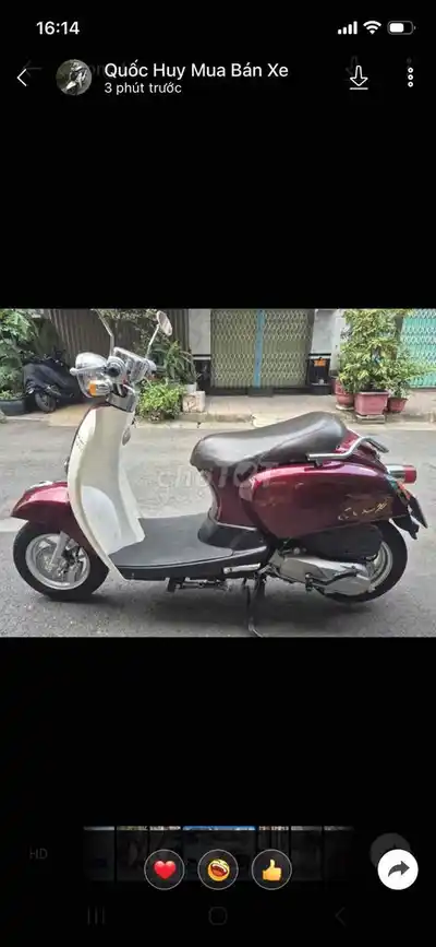 Мопед Taya Crea X Classic 2023 Красно-кремовый