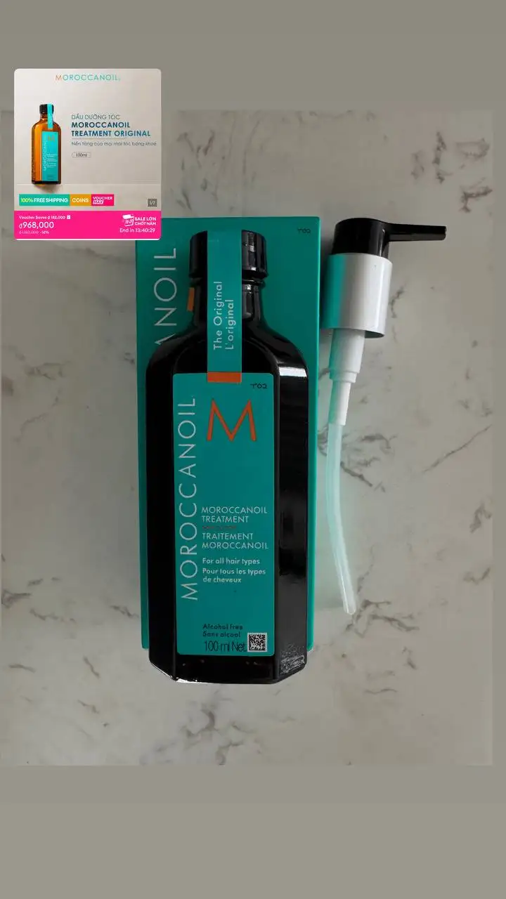Маска и масло для волос Moroccanoil