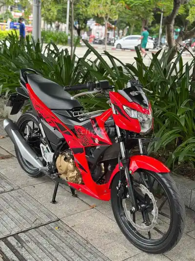 Satria 150 Fi 2019 Красно-Черный Индонезия с гос.номером