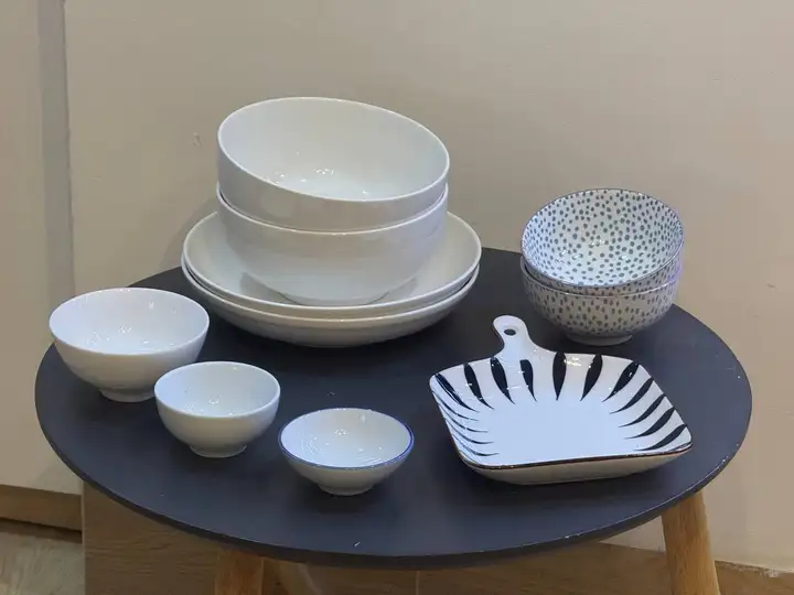 Тарелки разные