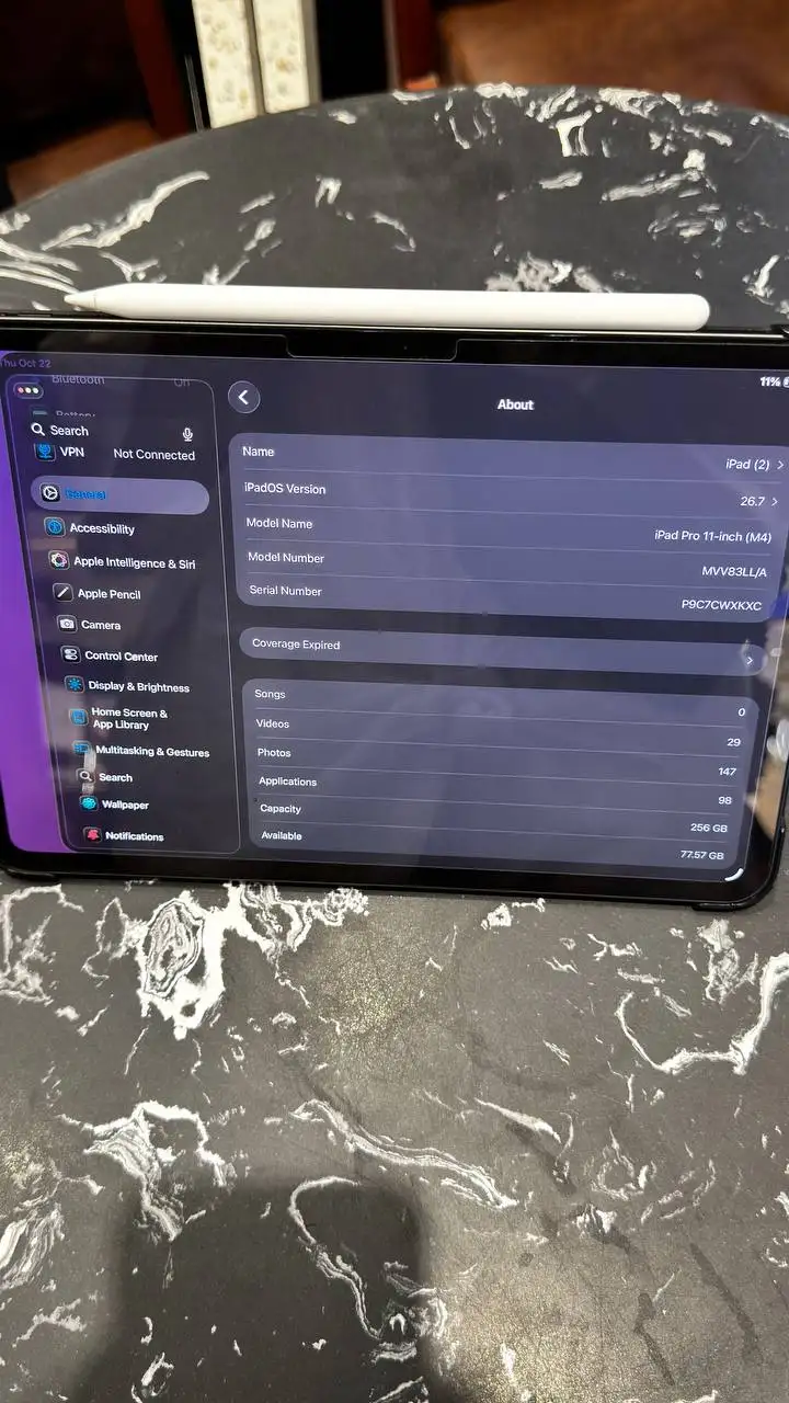 iPad Pro 11 M4 256GB с Apple Pencil Pro