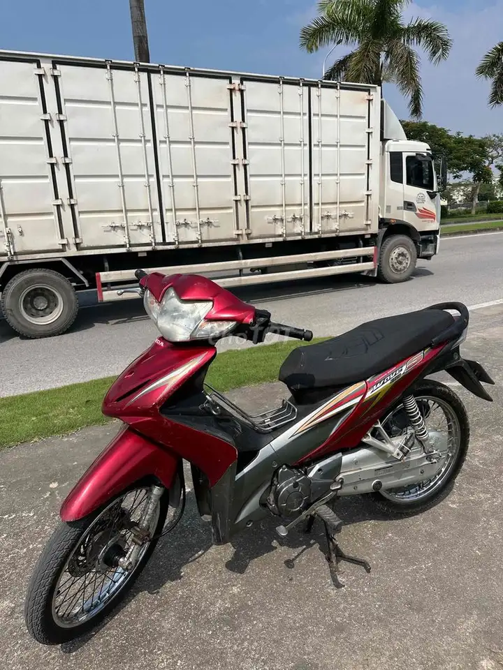 Honda Wave S красный, полуавтомат