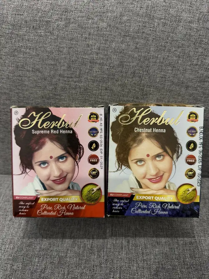 Растительная краска для волос Indian Herbul Henna