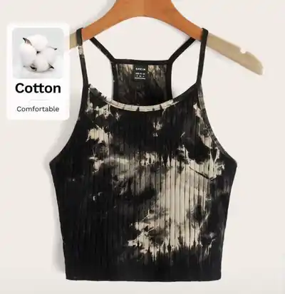 Топ SHEIN Tie Dye Cami Top