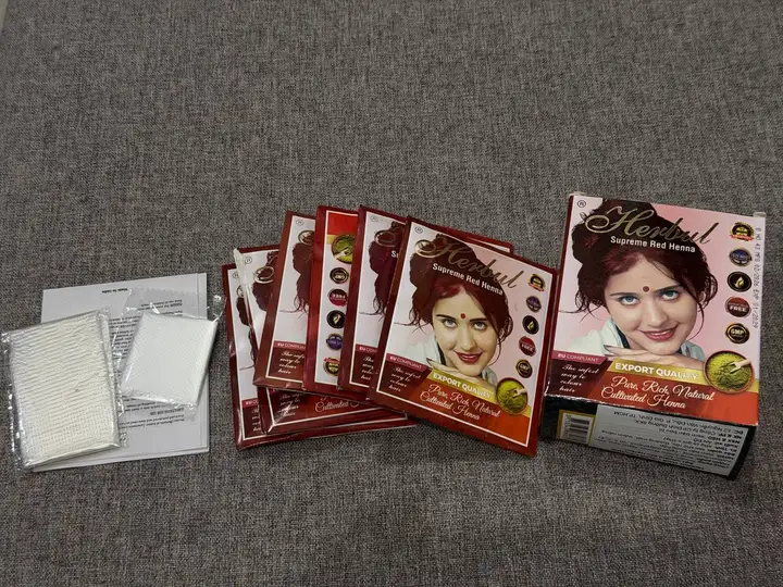 Растительная краска для волос Indian Herbul Henna