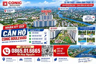 Аренда квартиры Conic Boulevard Бинь Чань, большая площадь, Во Ван Киет