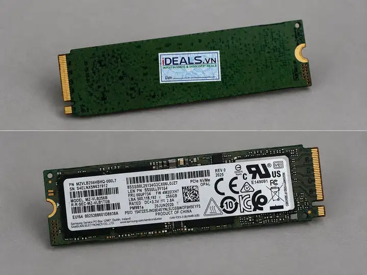 Samsung PM981 NVMe SSD 256 ГБ