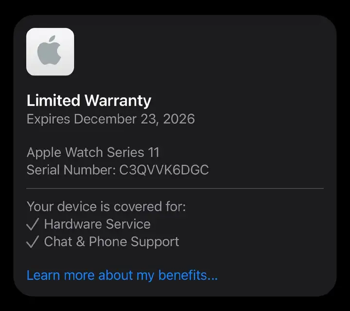 Apple Watch series 11 46mm jet black