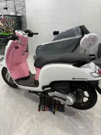 Honda Scoopy 2020 Бело-розовый Таиланд