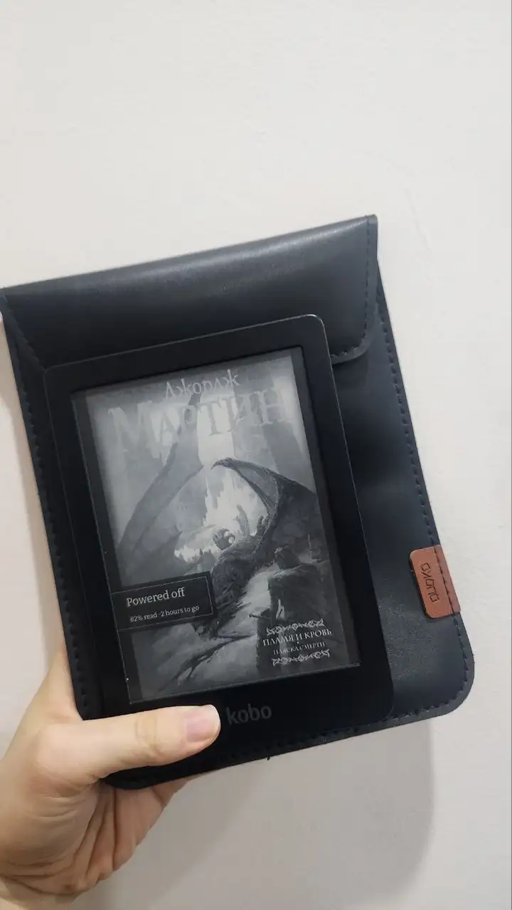 Кожаный чехол для электронной книги