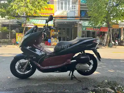 Honda PCX, скутер, черный, красный