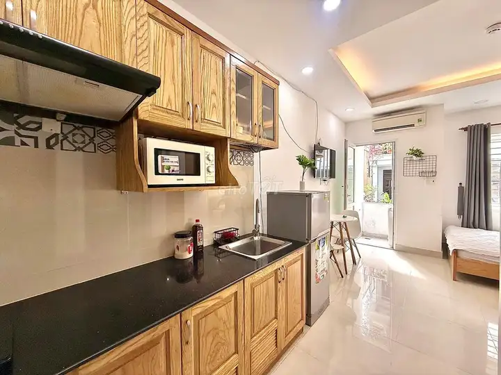Квартира 40 м² с лифтом, стиралкой, центр, рынок Бен Тан, Буи Виен