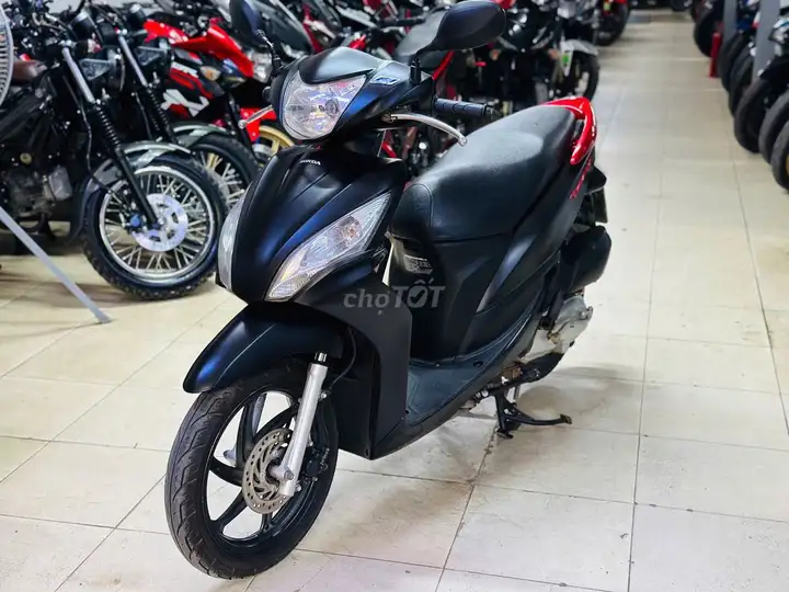 Мотосалон Thịnh Phát - Honda Vision 110 FI матовый черный сток 2014