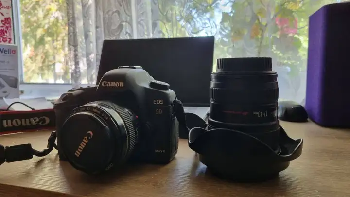 Canon 5D Mark II комплект с объективами и вспышкой