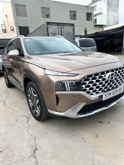 Hyundai Santafe 2021 2.2D Premium Песочно-желтый