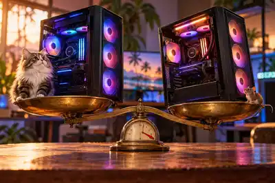 Компьютеры Intel Core i9-13900K и i9-14900K, видеокарты GTX 1660 и RTX 5080