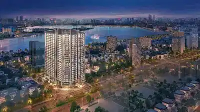 Апартаменты с 2 спальнями в ЖК Skyline West Lake с видом на Западное озеро