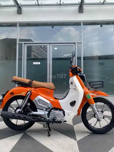 Мопед J-PAN Cub XS 50cc оранжево-белый