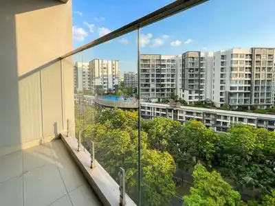 Двухместная аренда Diamond Alnata 2BR, красивый 9-й этаж, цена 18,5 т.р., включая плату за управление