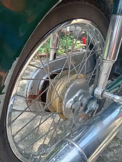 Honda Cub 50, 1986 год, Синий, японский
