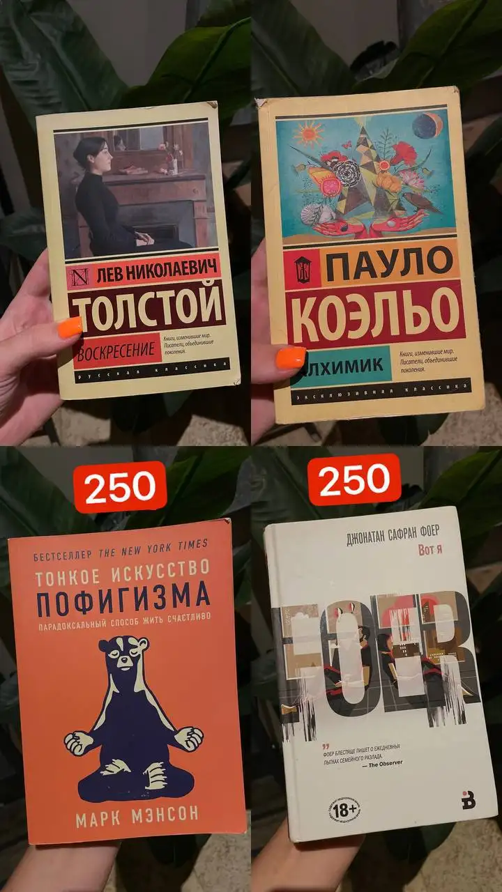 Книги: Фоер «Вот я», Мэнсон «Тонкое искусство пофигизма» и другие