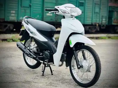 Honda Wave Alpha белый 2023, в родной краске, хон. номера