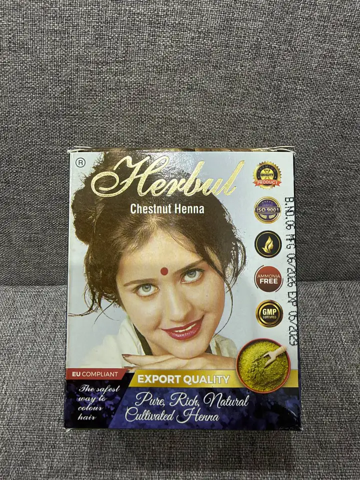 Растительная краска для волос Indian Herbul Henna