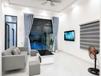 124 ✨ 🏡 CHO THUÊ NHÀ LÔ GÓC CÓ HỒ BƠI & SÂN VƯỜN MỚI 100%