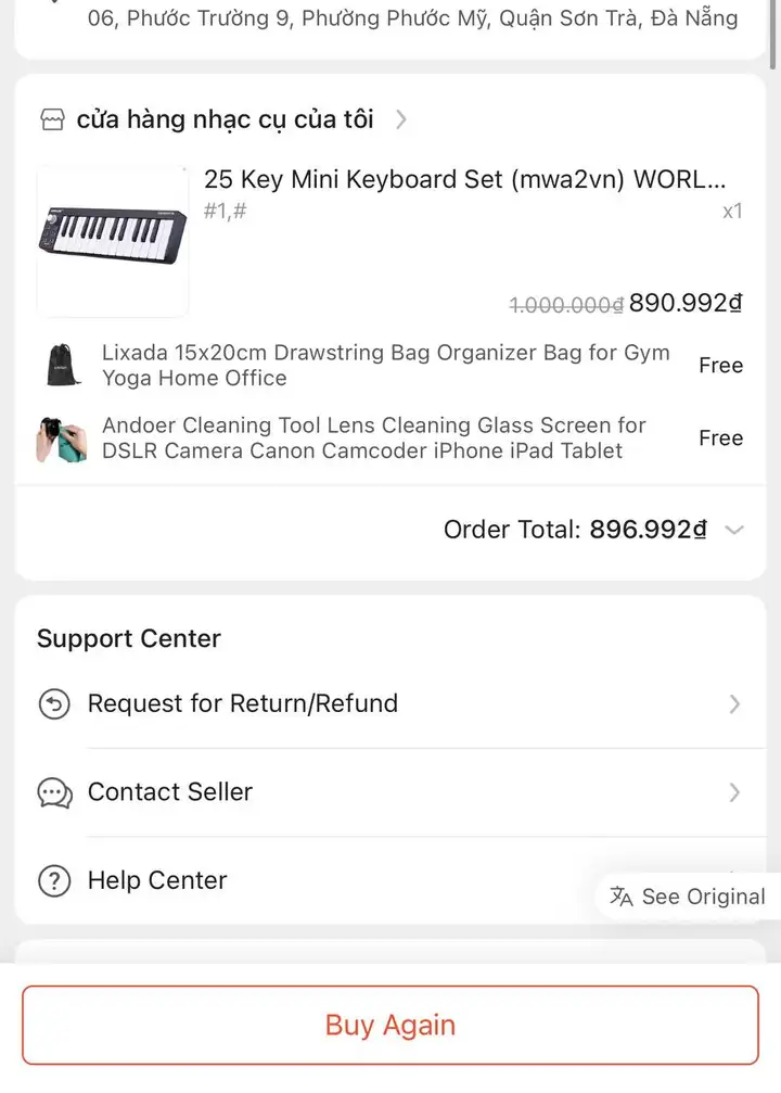 Легкая Мидиклавиатура 25 Key Mini Keyboard Set (mwa2vn) WORLDE Easykey.25