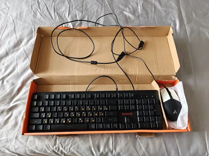 Клавиатура RedRagon K509-1 Dyaus + Мышка Ateck K98