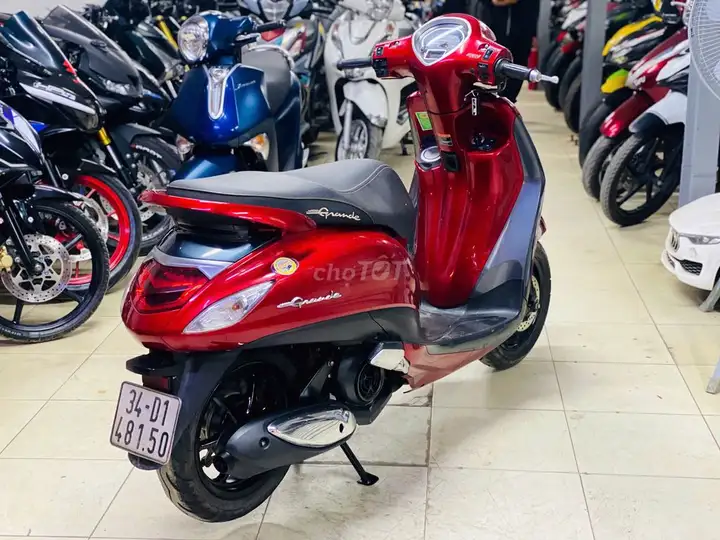 XE MÁY THỊNH PHÁT - GRANDE ĐỎ LƯỚT ZIN ĐẸP 99%
