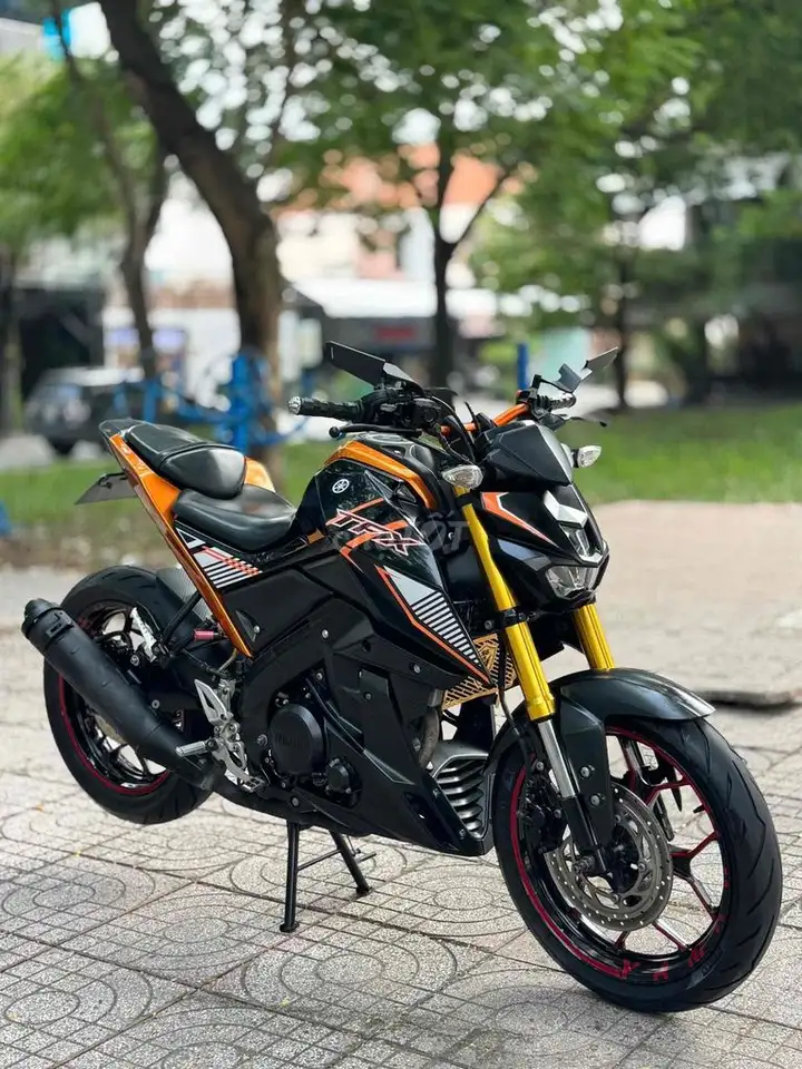 Yamaha TFX 150 2018 Черный, Оранжевый 40 000 км Госномер SG 9 хозяев