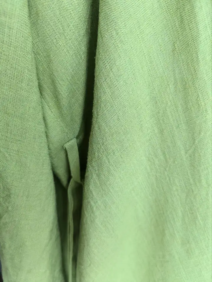 Халат из льна и бамбука